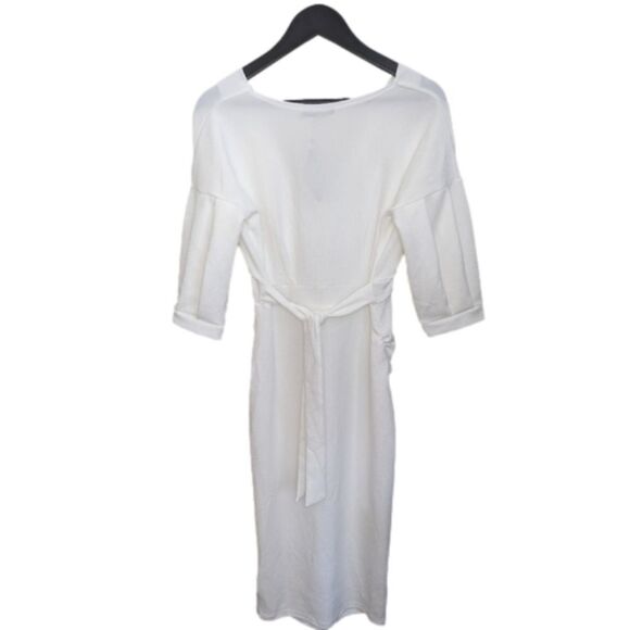 Maternity Off The Shoulder Wrap Dress - Picture 2 of 4